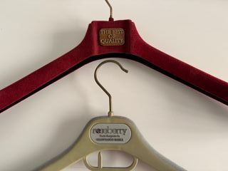 Grucce in velluto e plastica