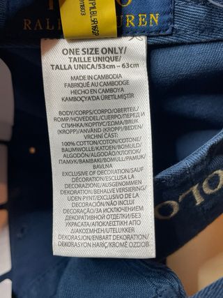 Cappello Polo Ralph Lauren Blu