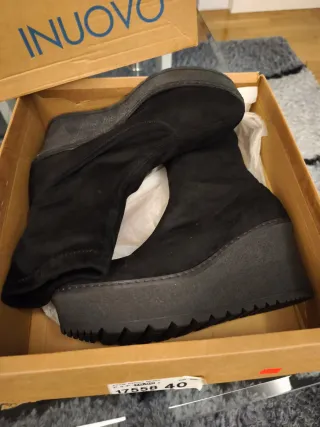 Botín elástico Inuovo negro talla 40