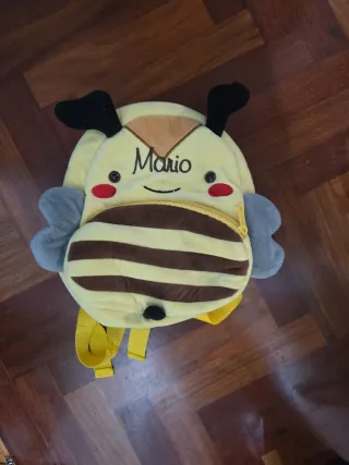Mochila infantil personalizada Mario abeja