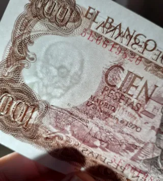 🇪🇸 Trío Billetes 100 pesetas 1970