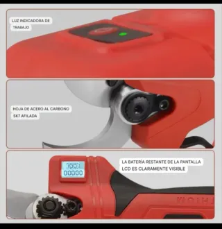 Tijeras Eléctricas Baterías Recargables