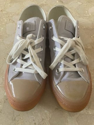 Zapatillas Converse Bajas Lavanda/Amarillo