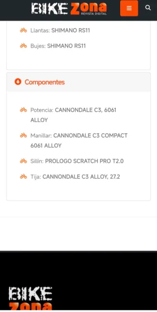 Bicicleta Carretera Cannondale Supersix Evo