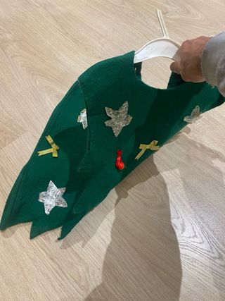 Disfraz árbol Navidad infantil 3-4 años