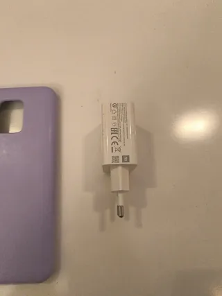 Xiaomi Redmi Note 9S Glacier White+ Custodia Malva