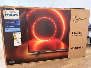 TV Philips 55” 4K UHD ¡Perfecta para cine en casa!