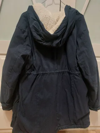 Abrigo premamá y porteo azul bpc