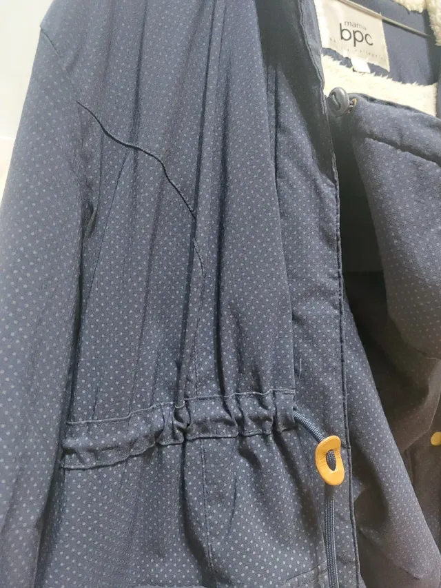 Abrigo premamá y porteo azul bpc