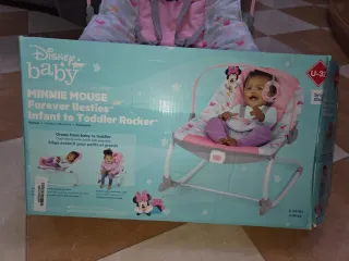 Hamaca balancín bebé Minnie Mouse