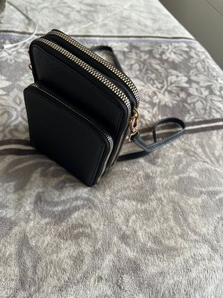 Bolso tipo monedero negro