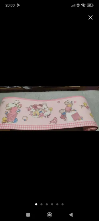 Cenefa infantil papel pintado 8m