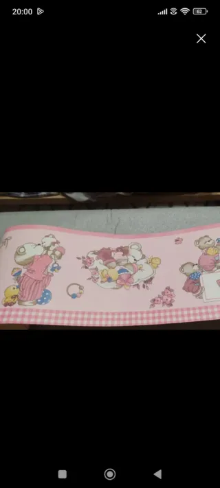 Cenefa infantil papel pintado 8m