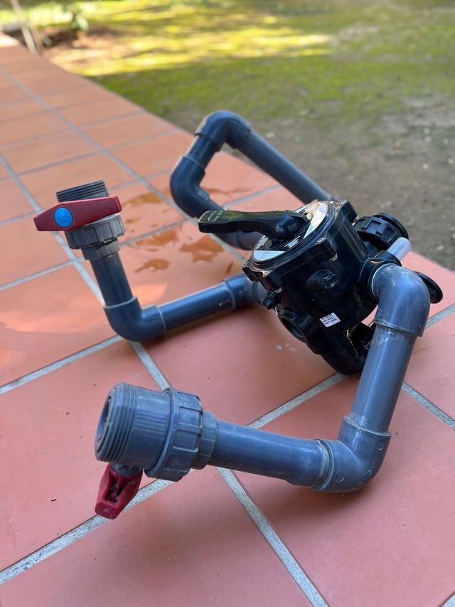 Válvula selectora 6 vías piscina