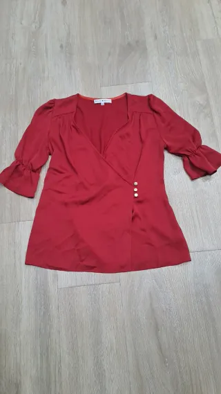 Camisa Tulle Rouge Roja Talla S