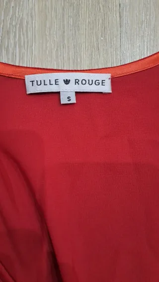Camisa Tulle Rouge Roja Talla S