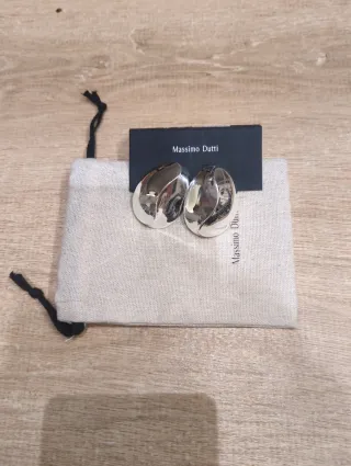 Pendientes Massimo Dutti Plateados (posible pack)
