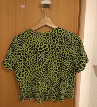 Crop top estampado animal print Pull&Bear