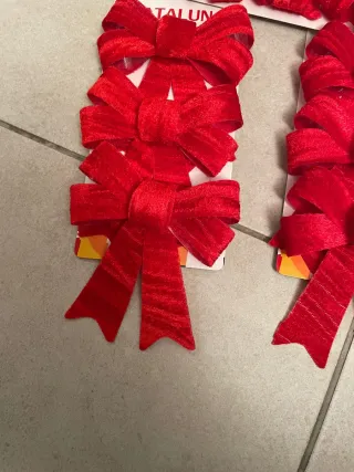 Fiocchi Rossi Nataluna Velluto