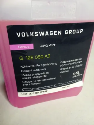 Refrigerante Volkswagen G12 Evo 5L