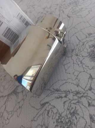 Tubo de escape cromado