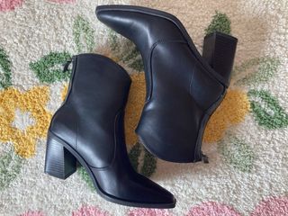 Botines negros Primark con cremallera