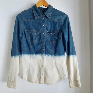 Camisa Vaquera H&M Degradada