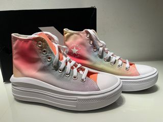 Converse plataforma multicolor talla 38