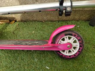Patinete plegable rosa