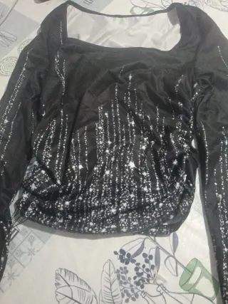 Camiseta Shein Estrellas Manga Larga