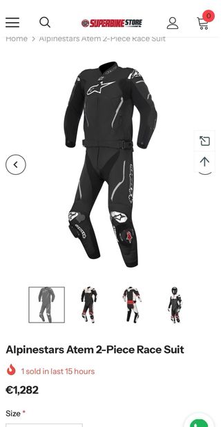 Mono Alpinestars Atem GP Talla 52 + botas