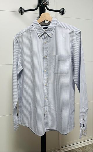 Camisa Sfera Rayas Azul y Blanca