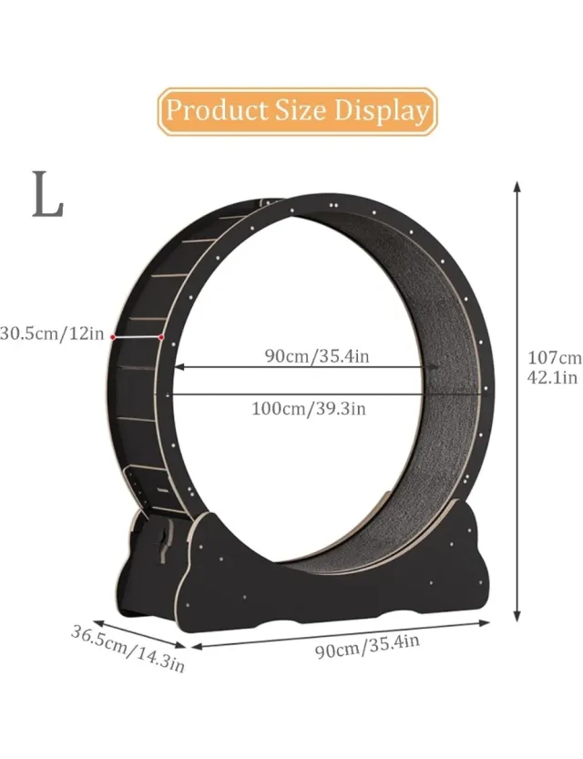 Rueda de ejercicio para gatos