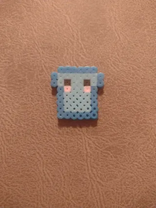 Tostada Hama Beads Azul