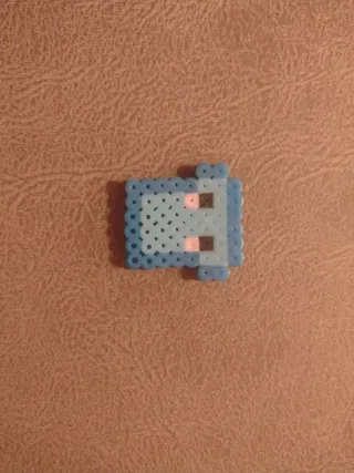 Tostada Hama Beads Azul