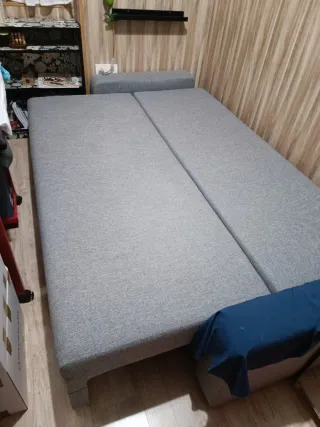 Sofá Cama GRÄLVIKEN Gris 3 Plazas