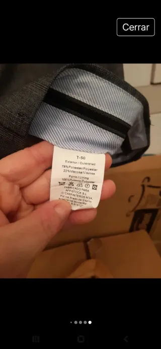 Traje Caballero APPISTOCK Gris Talla 50