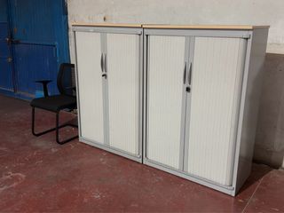ARMARIOS METAL Y PVC DE 130x90. TRASTEROS GARAJES