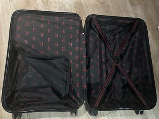 Maleta grande gris nueva