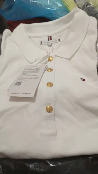 Camisa Polo Tommy Hilfiger Blanca Mujer