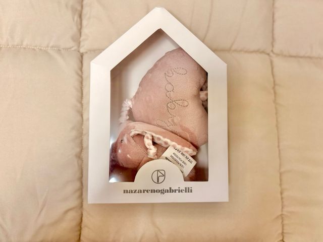 Carillon culla coniglio rosa