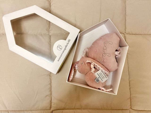 Carillon culla coniglio rosa