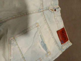 Pantalón vaquero de caballero claro Pull&Bear