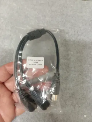 Adaptador Divisor Cable DIN 8P M a 2x DIN 8P F