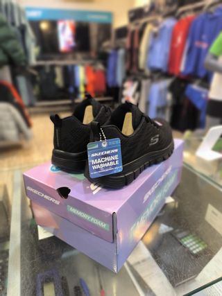 Zapatillas Skechers Mujer Negras Talla 36