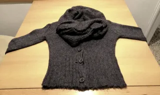 Cardigan misto mohair vintage taglia M