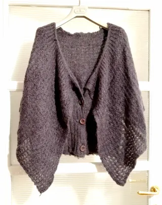 Cardigan misto mohair vintage taglia M
