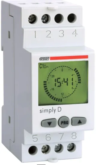 Interruptor Horario Vemer Simply D
