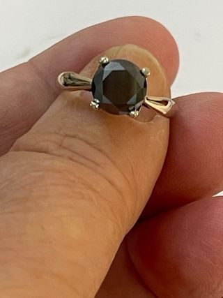 Anillo Oro 18k Diamante Negro 1.71 Ct