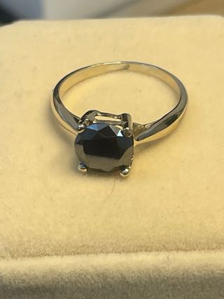 Anillo Oro 18k Diamante Negro 1.71 Ct